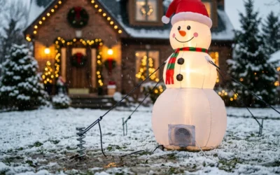 How to Secure Christmas Inflatables in Wind and Bad Weather