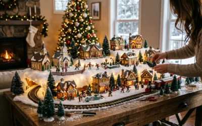 How to Set Up a Christmas Village Display